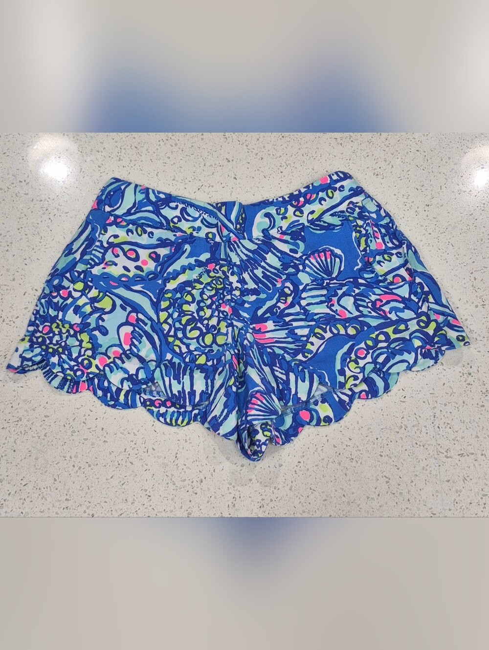 Lilly Pulitzer Scalloped Hem Shorts